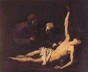 Jusepe de Ribera St.Sebastian.St.Irene,and St.Lucila china oil painting reproduction